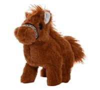 iSpchen Electric Plush Toy Pony with Singing Walking Interactive Toy Pony Children's Toy Pet Plush Toy with Walking Singing Function Plush Toy Interactive for Baby Kids
