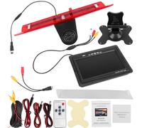 iSpchen Rear Brake Light Reversing Camera with 7 Monitor for Ford Transit MK8 for Ford Transit V363 2014-2019 Automotive Rear View Backup Parking Camera Rear Brake Light