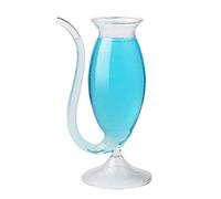 iSpchen Wine Whiskey Glass, Wine Glass Cup Transparent Creative Glassware Mug， Cocktail Wine Cup Built-in Glass Straw for Birthday Wedding Holiday Large