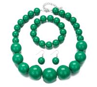iSPECIAL Chunky Simple Layer Stylish Faux Pearl with Crystal Bead Necklace for Women Discover the Epitome of Sophistication Elevate your Look with the Harmonious Fusion of Faux Pearls and Shimmering