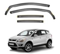 ISPEED Wind Deflectors Compatible with Kuga mk1 5door SUV 2008-2013 4-pc Tinted Wind Deflectors/Sun Visors/Rain Shield/Wind Shield - In Channel Type
