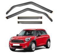 ISPEED Wind Deflectors Compatible with MINI COOPER COUNTRYMAN MK1 SUV 5-doors 2011-2016 4-pc Tinted Wind Deflectors/Sun Visors/Rain Shield/Wind Shield - In Channel Type