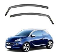 ISPEED Wind Deflectors Compatible with VAUXHALL ADAM 3-doors 2013-onwards 2-pc Tinted Wind Deflectors/Sun Visors/Rain Shield/Wind Shield - In Channel Type