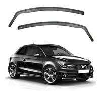 Ispeed Wind Deflectors For Audi A1 / S1 mk1 2010-2017 3 Door Hatchback 2pc set - Keep Your Car Ventilated in Rain - Reduce Wind Turbulence - Tinted In-Channel Type