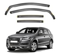 Ispeed Wind Deflectors for Audi Q7 MK1 2006-2015 5 Door SUV 4pc Set - Keep Your Car Ventilated in Rain - Reduce Wind Turbulence - Tinted In-Channel
