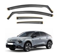 ISPEED Wind Deflectors For Citroen C4 / C4X MK3 2020-2027 | Keep Your Car Ventilated In Rain & Wind, Reduce Wind Turbulence, Easy Installation, Tinted