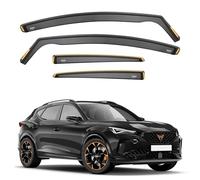 ISPEED Wind Deflectors for CUPRA FORMENTOR 2020-2026 5 Door SUV 4pc Set - Keep Your Car Ventilated In Rain - Reduce Wind Turbulence - Tinted In-Channel Type