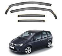 Ispeed Wind Deflectors For Ford C Max mk1 2003-2010 5 Door MPV 4pc Set - Keep Your Car Ventilated in Rain - Reduce Wind Turbulence - Tinted In-Channel - Ford C Max Accessories
