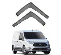 iSPEED Wind Deflectors for FORD TRANSIT/TOURNEO CONNECT MK2 2014-2022 2pc Set - Keep Your Car Ventilated in Rain - Reduce Wind Turbulence - Tinted, In-Channel Type
