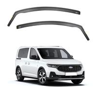 ISPEED Wind Deflectors for FORD TRANSIT/TOURNEO CONNECT MK3 2021-2026 2pc Set - Keep Your Car Ventilated In Rain - Reduce Wind Turbulence - Tinted In-Channel Type
