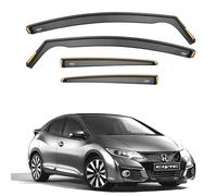 Ispeed Wind Deflectors For Honda Civic Mk9 5 Door Hatchback - Tinted Sun Visors Rain Shield 4pc