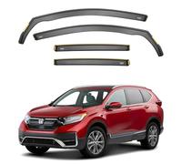 ISPEED Wind Deflectors for HONDA CRV MK5 2018-2022 5 Door SUV 4pc Set - Keep Your Car Ventilated In Rain - Reduce Wind Turbulence - Tinted In-Channel Type