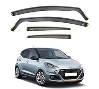 ISPEED Wind Deflectors for HYUNDAI I10 MK3 2019-2026 5 Door Hatchback 4pc Set - Keep Your Car Ventilated In Rain - Reduce Wind Turbulence - Tinted In-Channel Type