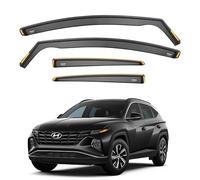 ISPEED Wind Deflectors for HYUNDAI TUCSON MK4 2020-2025 5 Door SUV 4pc Set - Keep Your Car Ventilated In Rain - Reduce Wind Turbulence - Tinted In-Channel Type
