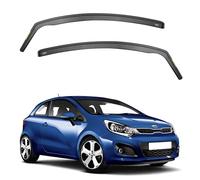 ISPEED Wind Deflectors for KIA RIO MK3 2011-2017 3 Door Hatchback 2pc Set - Keep Your Car Ventilated In Rain - Reduce Wind Turbulence - Tinted In-Channel Type