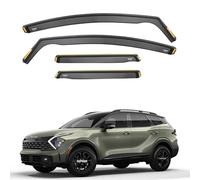 ISPEED Wind Deflectors for Kia Sportage MK5 2021-2025 5-Door SUV 4pc Set | Keep Your Car Ventilated In Rain & Wind, Reduce Wind Turbulence, Easy Installation, Tinted, In-Channel Deflectors