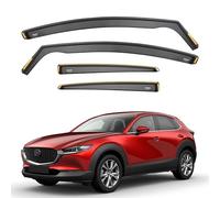 ISPEED Wind Deflectors for MAZDA CX-30 2019-2025 5 Door SUV 4pc Set - Keep Your Car Ventilated In Rain - Reduce Wind Turbulence - Tinted In-Channel Type