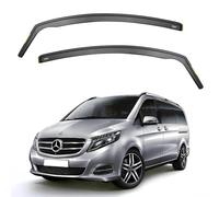 ISPEED Wind Deflectors For Mercedes Benz V Class/Vito MK3 W447 Van 2014 onwards 2pc - Keep Your Car Ventilated in Rain - Reduce Wind Turbulence - Tinted In-Channel Type