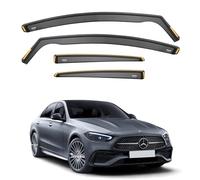 ISPEED Wind Deflectors for Mercedes C-Class W206 2021-2025 4-Door Saloon 4pc Set - Keep Your Car Ventilated In Rain - Reduce Wind Turbulence - Tinted In-Channel Type