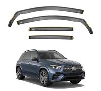 ISPEED Wind Deflectors For Mercedes GLE MK2 W167 2018-2026 5-Door SUV 4pc Set (DOES NOT FIT COUPE) | Keep Your Car Ventilated In Rain & Wind, Reduce Wind Turbulence, Easy Installation, Tinted