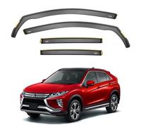 ISPEED Wind Deflectors For Mitsubishi Eclipse Cross 2018-2026 5-Door SUV 4pc Set | Keep Your Car Ventilated In Rain & Wind, Reduce Wind Turbulence, Easy Installation, Tinted, In-Channel Deflectors