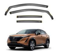 ISPEED Wind Deflectors For Nissan Ariya 2022-2026 5-Door SUV 4pc Set | Keep Your Car Ventilated In Rain & Wind, Reduce Wind Turbulence, Easy Installation, Tinted, In-Channel Deflectors