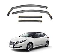 ISPEED Wind Deflectors For Nissan Leaf MK2 2017-2025 4pc Set | Keep Your Car Ventilated In Rain & Wind, Reduce Wind Turbulence, Easy Installation, Tinted, In-Channel Deflectors