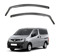 ISPEED Wind Deflectors for Nissan NV200 / e-NV200 2009-2025 2pc Set Accessories - Keep Your Car Ventilated in Rain - Reduce Wind Turbulence - Tinted In-Channel