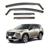 ISPEED Wind Deflectors for NISSAN X-TRAIL T33 MK4 2021-2025 5 Door SUV 4pc Set - Keep Your Car Ventilated In Rain - Reduce Wind Turbulence - Tinted In-Channel Type