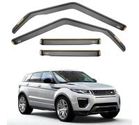 iSpeed Wind Deflectors For Range Rover Evoque mk1 2011-2018 5 Door SUV 4pc Set - Keep Your Car Ventilated in Rain - Reduce Wind Turbulence - Tinted In-Channel Type