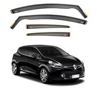 iSpeed Wind Deflectors For Renault Clio mk4 5 Door 2012-2019 4pc In-Channel Tinted Visors