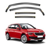 ISPEED Wind Deflectors for SKODA KAMIQ 2019-2025 5 Door SUV 4pc Set - Keep Your Car Ventilated In Rain - Reduce Wind Turbulence - Tinted In-Channel Type