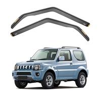 ISPEED Wind Deflectors for SUZUKI JIMNY MK3 1998-2018 2 Door SUV 2pc Set - Keep Your Car Ventilated In Rain - Reduce Wind Turbulence - Tinted In-Channel Type