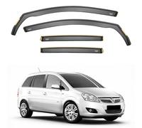 iSpeed Wind Deflectors For Vauxhall Zafira B 2005-2014 5 Door MPV 4pc Set - Keep Your Car Ventilated in Rain - Reduce Wind Turbulence - Tinted In-Channel Type