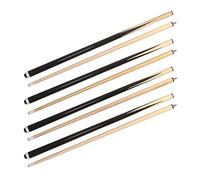 ISPIRITO Pool Cues 2-Piece 58 Inch House Bar Billiard Cue Sticks 19oz - 21oz 13mm Glue-on Tips Hardwood Wooden Cues Set of 2 / Set of 4