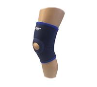 iSport PROFESSIONAL THICK 2MM NEOPRENE OPEN KNEE LEG COMPRESSION WARMING COMFORT SUPPORT GUARD X-LARGE (44.0CM X 50.0CM)