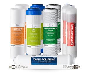 iSpring F10KU RO Replacement Filter Set, NSF Certified, 1-Year, 10-Pc
