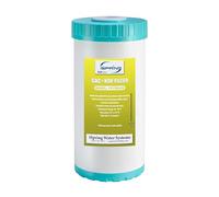 iSpring FG15B-KS GAC+KDF Filter, 10" x 4.5", NSF Certified, Super Cap.