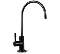 iSpring GA1-ORB Lead-Free Reverse Osmosis, Kitchen Bar Sink RO Drinking Water Faucet, Contemporary Style, High Spout, Oil Rubbed Black - 1/4"
