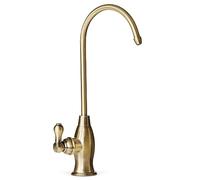 iSpring GK1-AB Heavy Duty Reverse Osmosis Faucet, High Spout Kitchen Bar Sink Drinking Water Faucet, Contemporary Style, Antique Brass