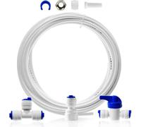 iSpring ICEK 6M Ultra Safe Fridge Water Line Connection and Ice Maker Installation Kit for Reverse Osmosis RO Systems & Water Filters, 1/4"