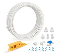 iSpring ICEK-E 15M 1/4" Fridge Water Connectors and Installation Kit for Connecting Water Purification Filter