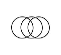 iSpring O-Ring for 10" Water Filter Housing Sump Oring Set of 3#ORFx3, Black