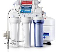 iSpring RCC7AK, NSF Certified, 75 GPD, Alkaline 6-Stage Reverse Osmosis System, pH+ Remineralization RO Water Filter System Under Sink, Patented Top-Mounted Faucet Design for Easy Installation