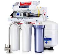 iSpring RCC7P-AK 6-Stage Reverse Osmosis Water System Under Sink with Alkaline Filter and Pump, pH+, 75 GPD, TDS Reduction, RO Drinking Water Filtration System