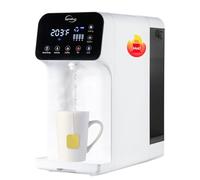 iSpring RCD100 5-Stage Countertop Reverse Osmosis System, Instant Hot RO Water Dispenser with UV, 2.5:1 Pure to Drain, 100 GPD Portable Water Filtration System, 4 Temperature Options, Plug and Play