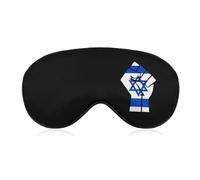 Israe Flag Resist Comfortable Sleep Eye Mask Soft Covers for Sleeping with Adjustable Strap