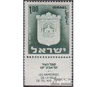 Israel 338y with Tab unmounted mint/never hinged ** MNH 1965 Crest (Stamps for collectors) Flags/Coats of Arms/Maps