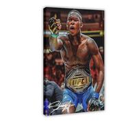 Israel Adesanya Canvas Poster Bedroom Decor Landscape Office Room Decor Gift 12x18inch(30x45cm)