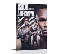 Israel Adesanya Creative Waterproof Decorative Paintings Free of Framing Directly Pasted with Moisture-proof And Anti Fouling Materials Living Room Bedroom Hanging Paintings Artistic Sense Home GiftsF